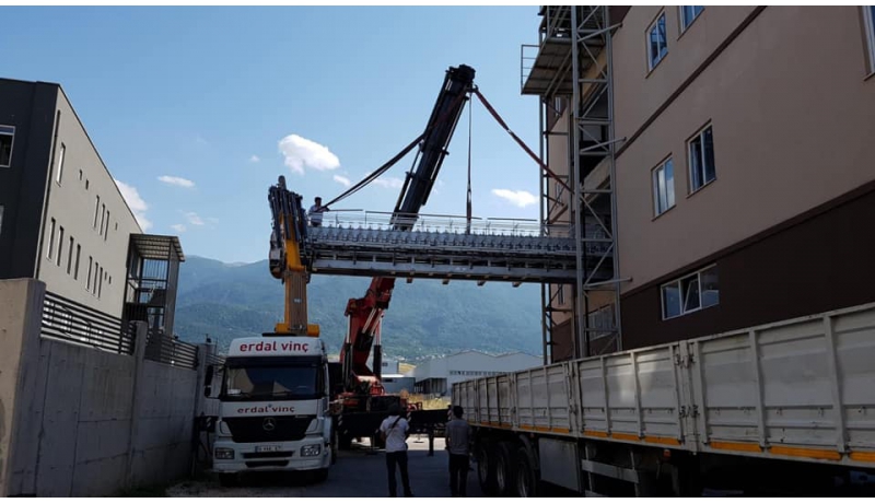 40 Kafa Nakış Makinesi 3.Kata Çıkarma